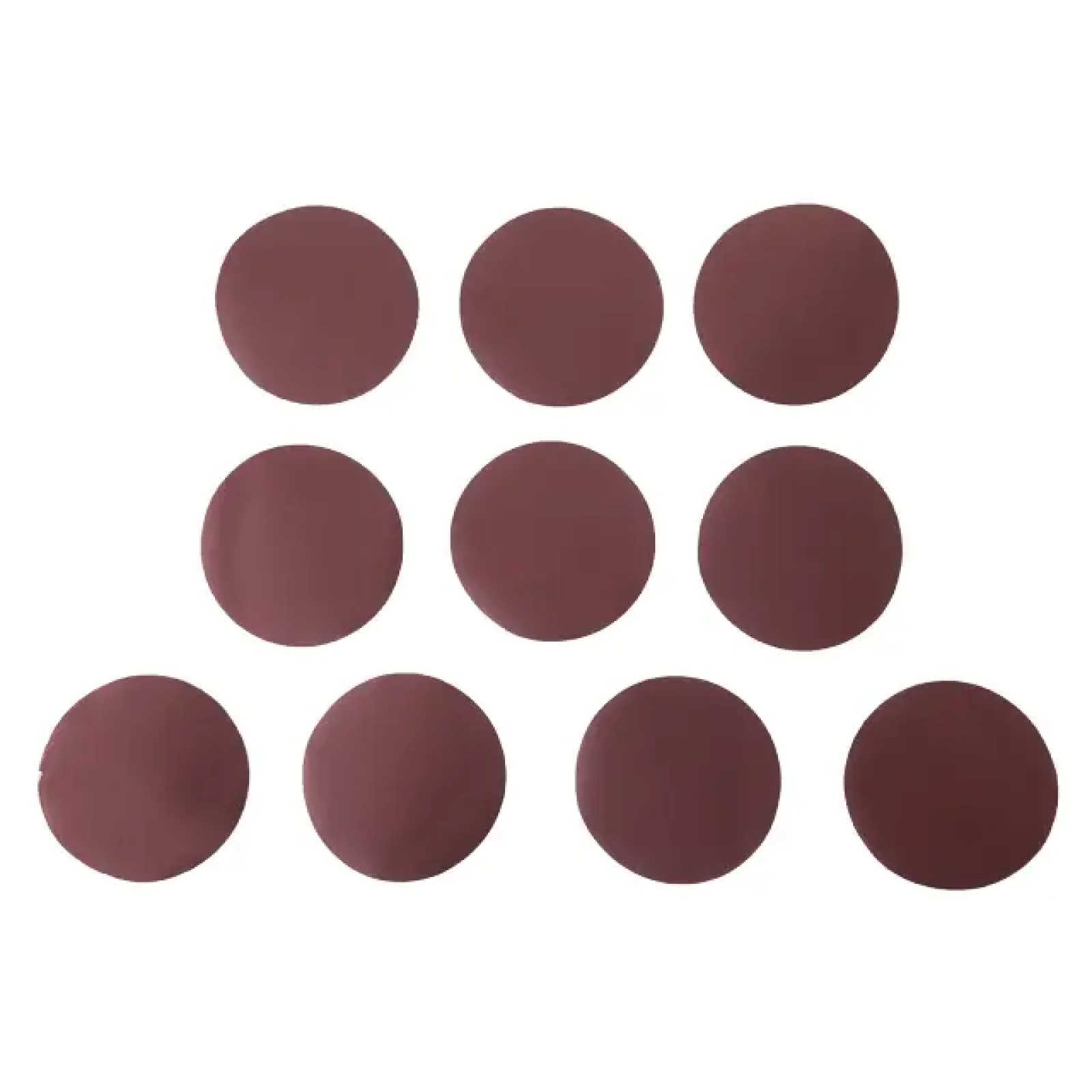 Круг наждаковий на липучці 125 мм, папір клас С, щільність 120 г/м², К180, 10 од. INTERTOOL (BT-0518) UA