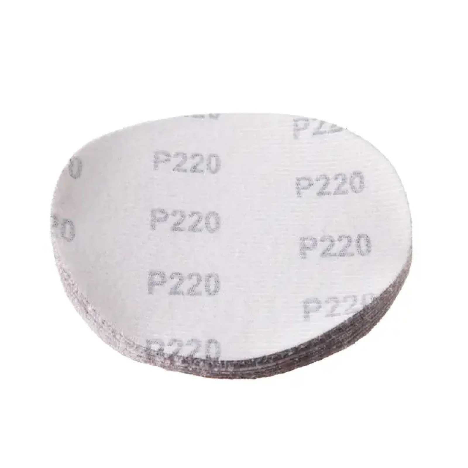 Круг наждаковий на липучці 125 мм, папір клас С, щільність 120 г/м², К220, 10 од. INTERTOOL (BT-0522) UA