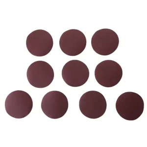 Круг наждаковий на липучці 125 мм, папір клас С, щільність 120 г/м², К220, 10 од. INTERTOOL (BT-0522) UA