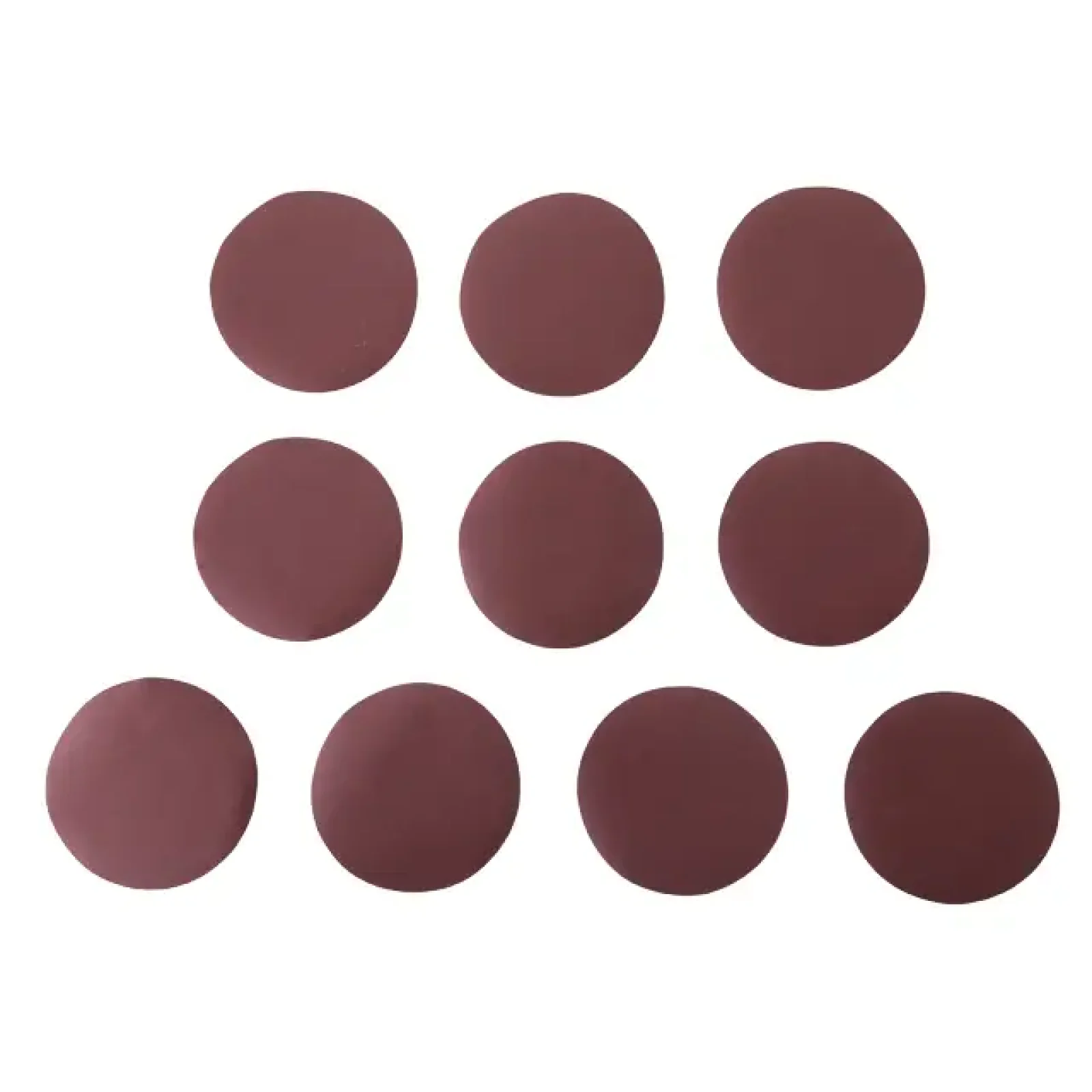 Круг наждаковий на липучці 125 мм, папір клас С, щільність 120 г/м², К240, 10 од. INTERTOOL (BT-0524) UA