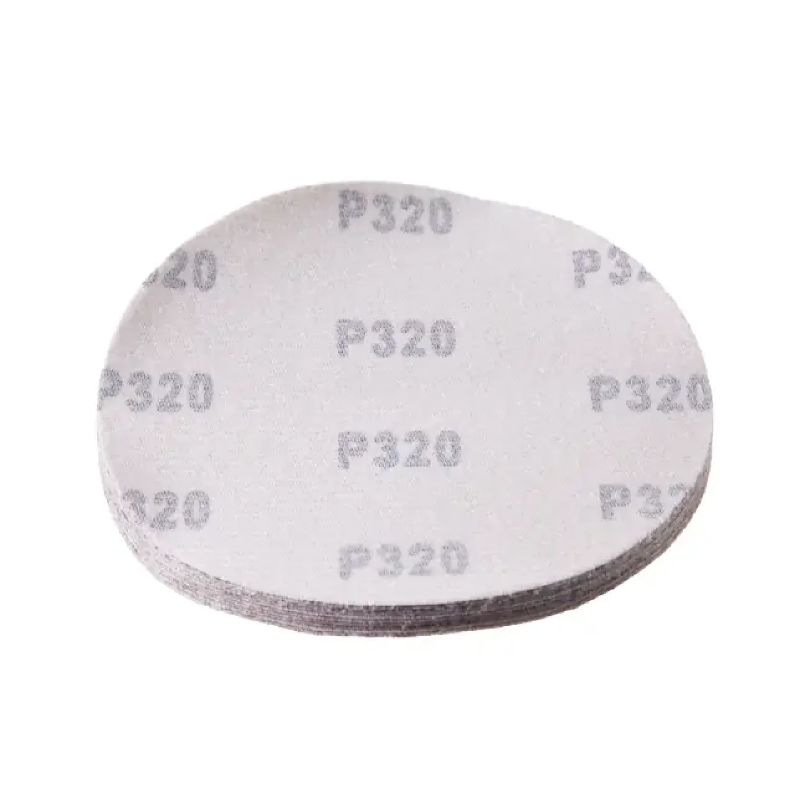 Круг наждаковий на липучці 125 мм, папір клас С, щільність 120 г/м², К320, 10 од. INTERTOOL (BT-0532) UA