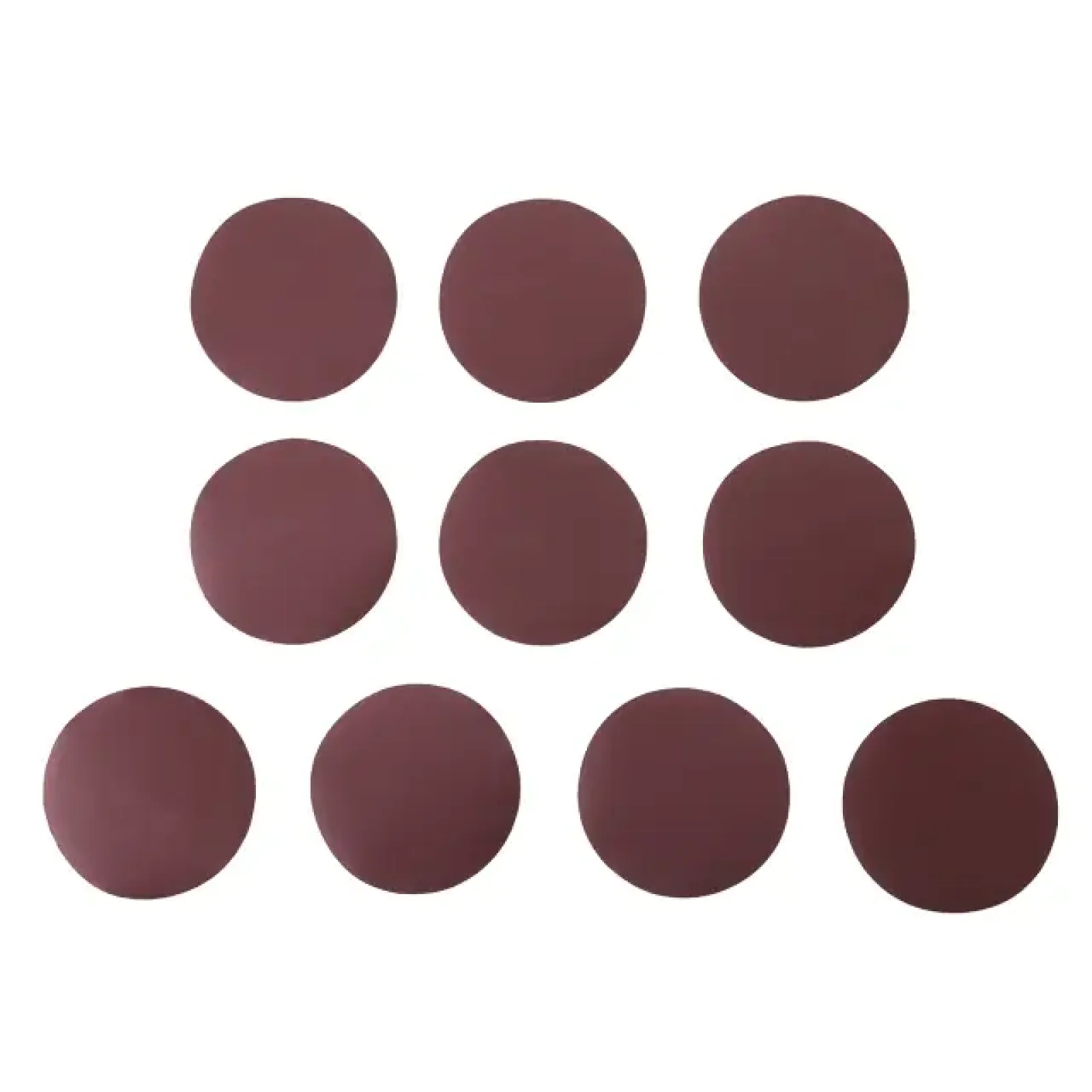 Круг наждаковий на липучці 125 мм, папір клас С, щільність 120 г/м², К320, 10 од. INTERTOOL (BT-0532) UA