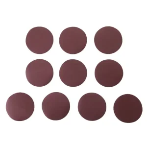 Круг наждаковий на липучці 125 мм, папір клас С, щільність 120 г/м², К320, 10 од. INTERTOOL (BT-0532) UA