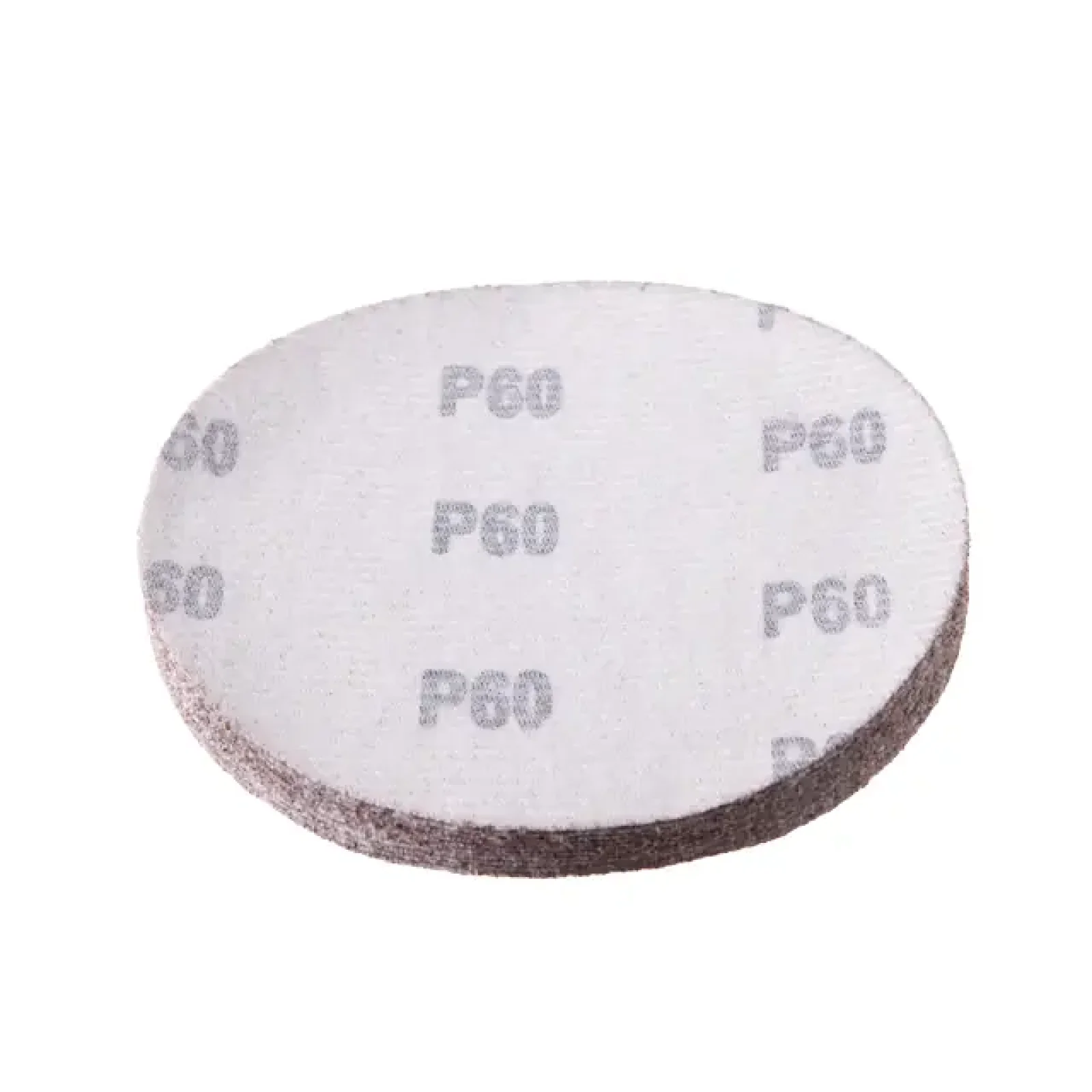 Круг наждаковий на липучці 125 мм, папір клас E, щільність 220 г/м², К60, 10 од. INTERTOOL (BT-0556) UA