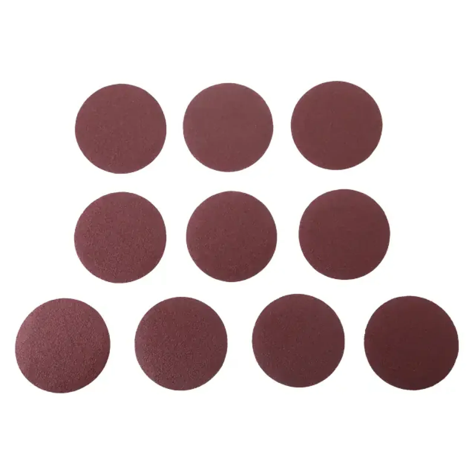 Круг наждаковий на липучці 125 мм, папір клас E, щільність 220 г/м², К60, 10 од. INTERTOOL (BT-0556) UA