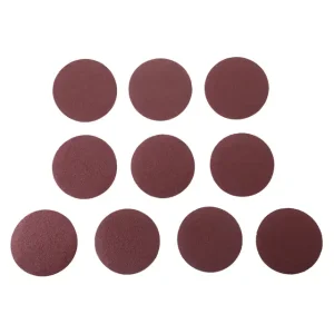 Круг наждаковий на липучці 125 мм, папір клас E, щільність 220 г/м², К60, 10 од. INTERTOOL (BT-0556) UA