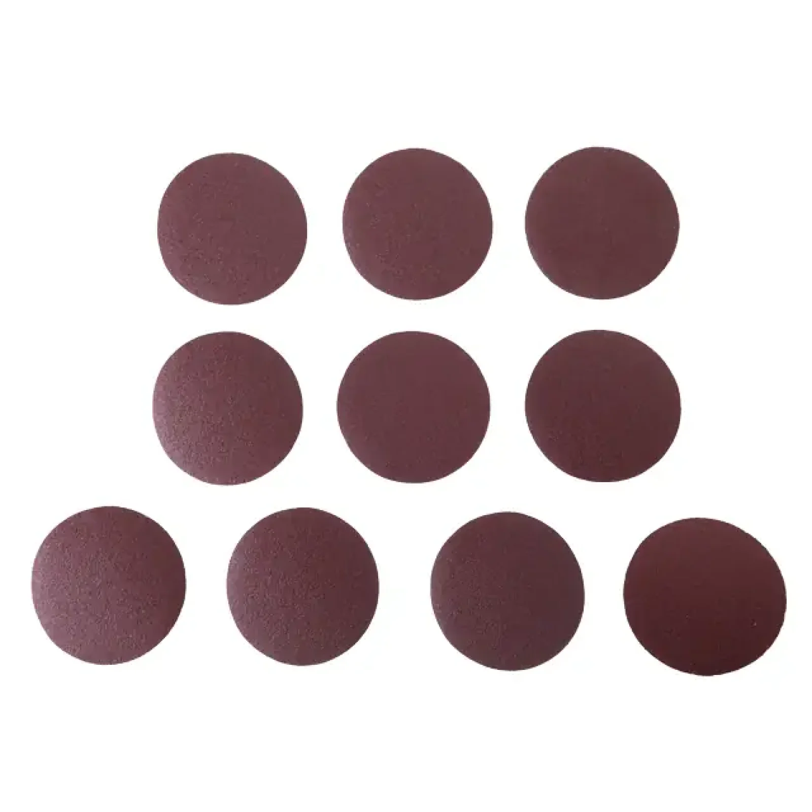 Круг наждаковий на липучці 125 мм, папір клас E, щільність 220 г/м², К80, 10 од. INTERTOOL (BT-0558) UA