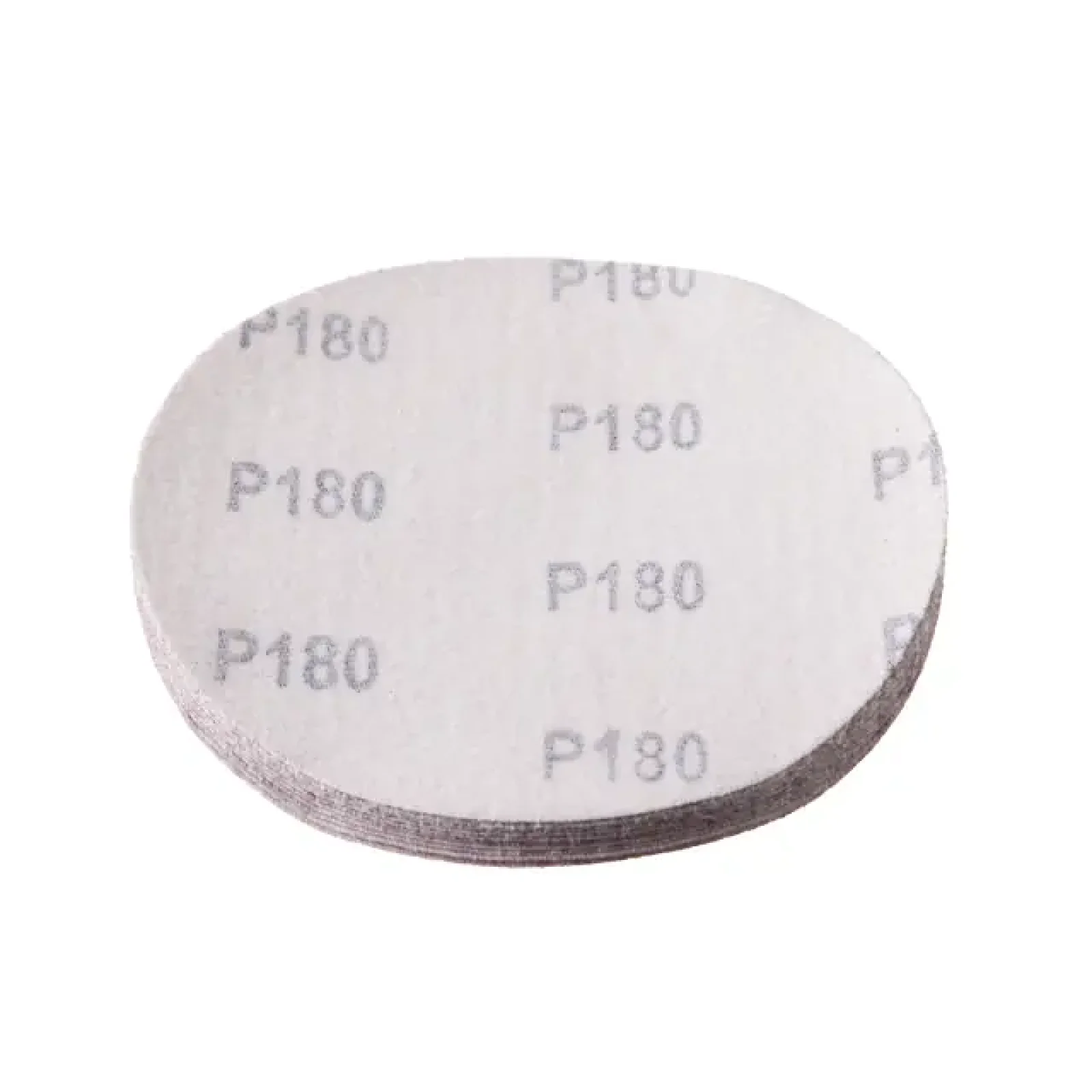 Круг наждаковий на липучці 125 мм, папір клас E, щільність 220 г/м², К180, 10 од. INTERTOOL (BT-0564) UA