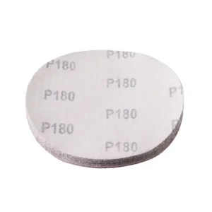 Круг наждаковий на липучці 125 мм, папір клас E, щільність 220 г/м², К180, 10 од. INTERTOOL (BT-0564) UA