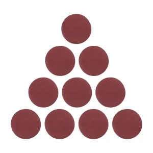 Круг наждаковий на липучці 125 мм, папір клас E, щільність 220 г/м², К320, 10 од. INTERTOOL (BT-0567) UA