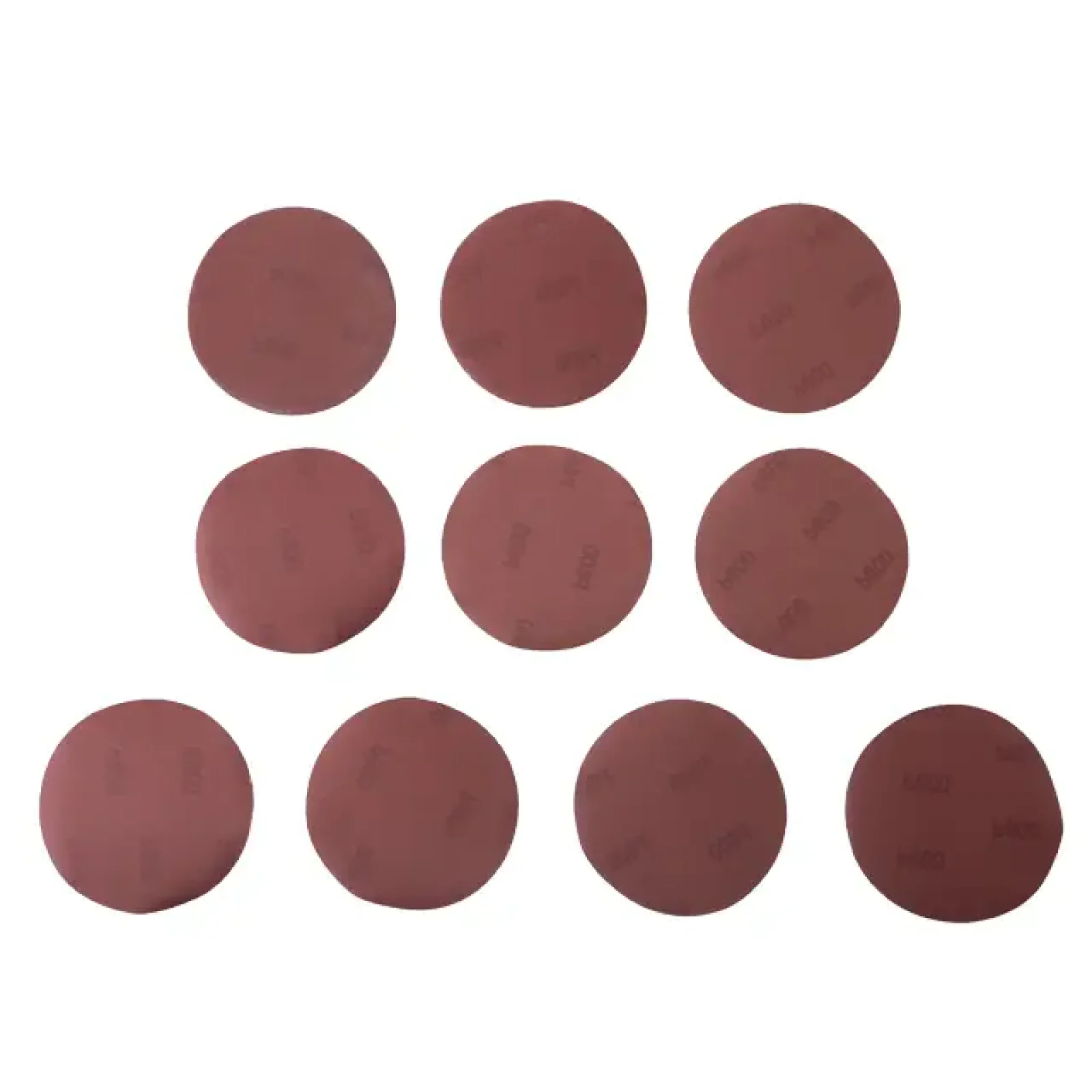 Круг наждаковий на липучці 125 мм, папір клас E, щільність 220 г/м², К600, 10 од. INTERTOOL (BT-0570) UA