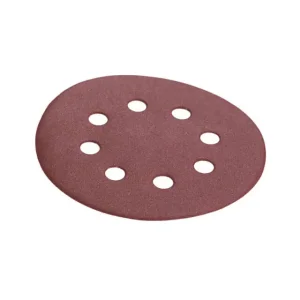 Круг наждаковий на липучці з отворами 125 мм, папір клас С, щільність 140 г/м², К320, 5 од. INTERTOOL (BT-0592) UA