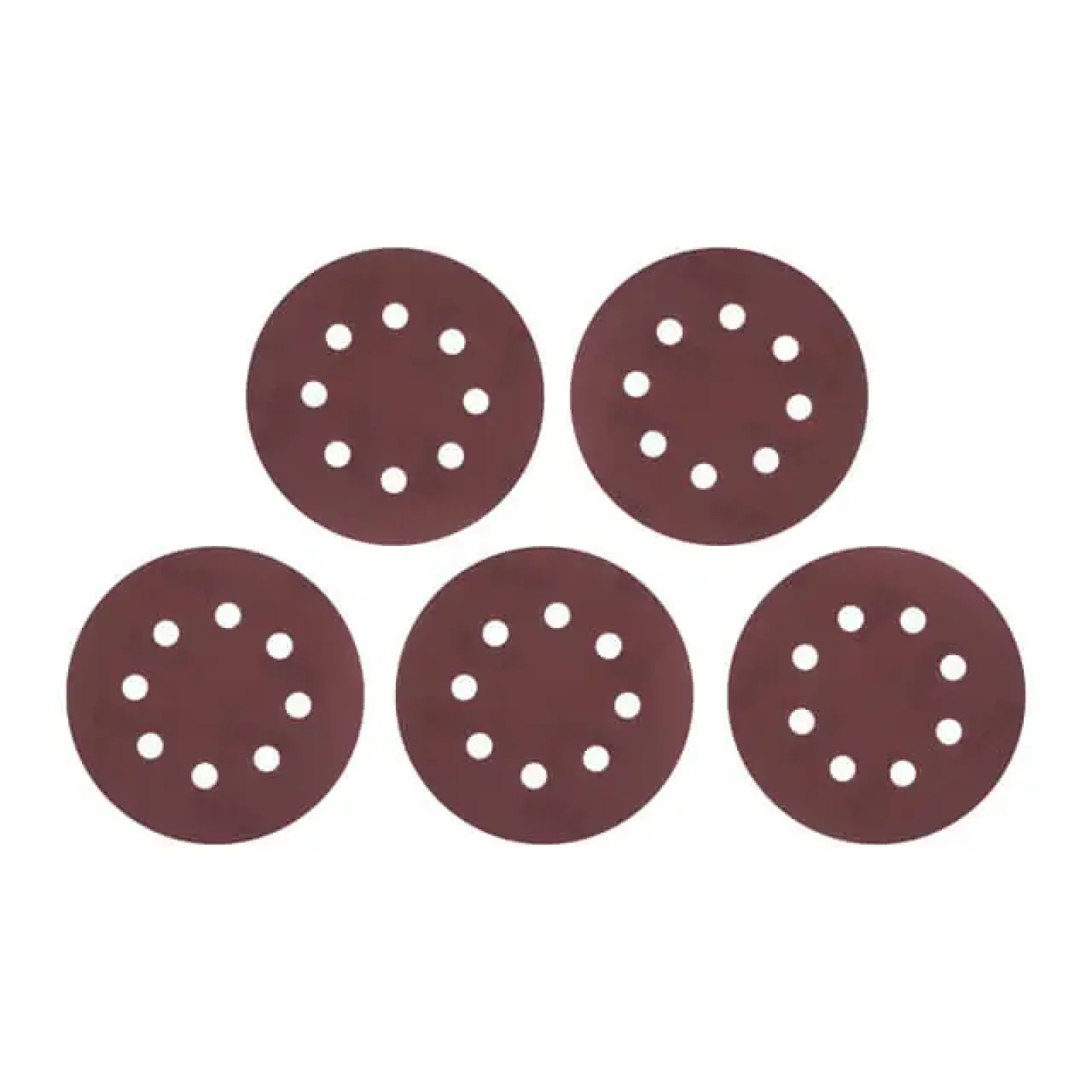 Круг наждаковий на липучці з отворами 125 мм, папір клас С, щільність 140 г/м², К600, 5 од. INTERTOOL (BT-0594) UA