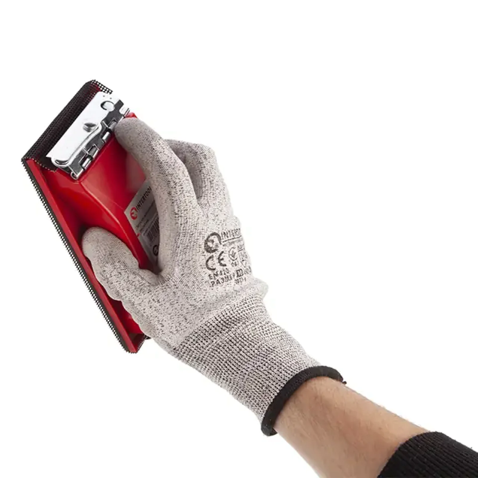 Брусок для шліфування, 85×165 мм, металевий затискач INTERTOOL (HT-0001) UA