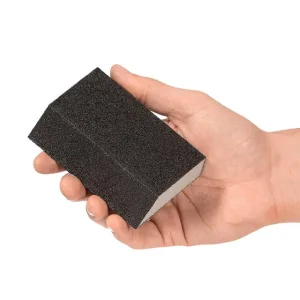 Губка для шліфування, трапеція, 110×75×54×25 мм, оксид алюмінію, К180 INTERTOOL (HT-0818) UA