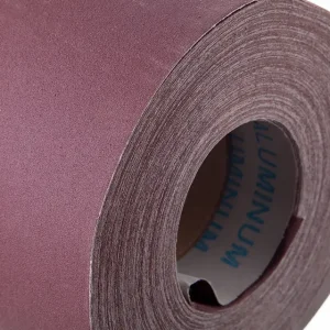 Шкурка шліфувальна, тканинна основа, К180, 200 мм × 50 м INTERTOOL (BT-0723) UA