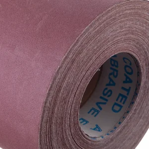 Шкурка шліфувальна, тканинна основа, К220, 200 мм × 50 м INTERTOOL (BT-0724) UA