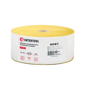 Шкурка шліфувальна, паперова основа, К36, 115 мм × 50 м INTERTOOL (BT-0813) UA