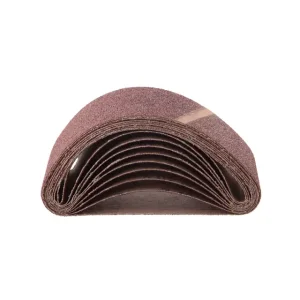 Стрічка шліфувальна, 75×457 мм, зерно K40, 10 шт. INTERTOOL (BT-0304) UA