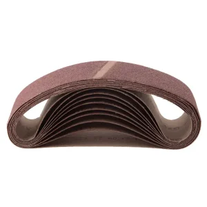 Стрічка шліфувальна, 75×533 мм, зерно K100, 10 шт. INTERTOOL (BT-0410) UA