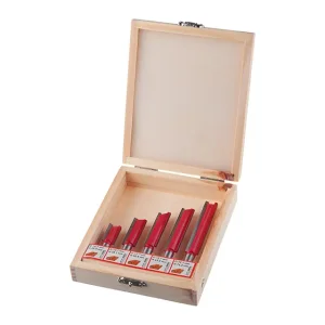 Набір фрез пазових прямих, 5 шт. INTERTOOL (HT-0075) UA