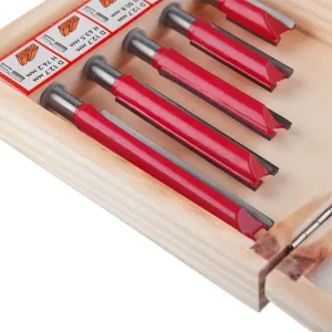 Набір фрез пазових прямих, 5 шт. INTERTOOL (HT-0075) UA