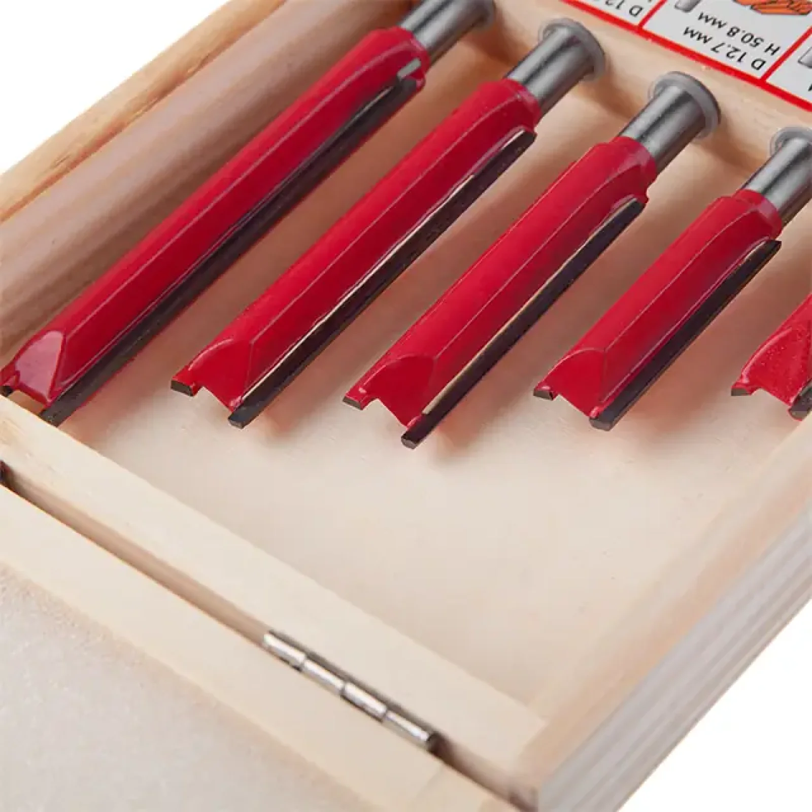 Набір фрез пазових прямих, 5 шт. INTERTOOL (HT-0075) UA