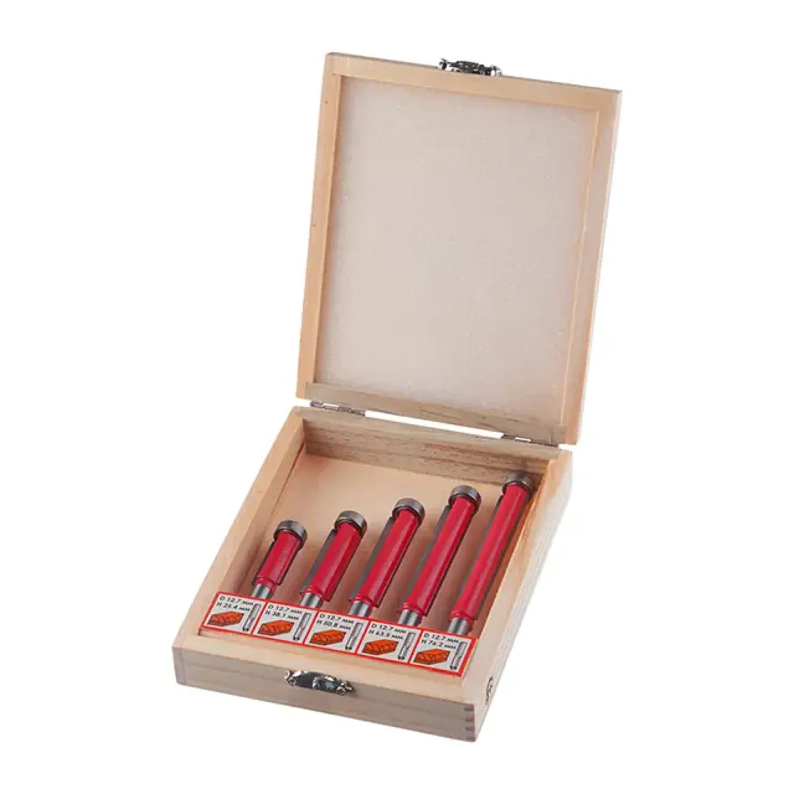 Набір фрез крайкових прямих, 5 шт. INTERTOOL (HT-0076) UA