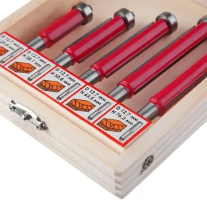 Набір фрез крайкових прямих, 5 шт. INTERTOOL (HT-0076) UA