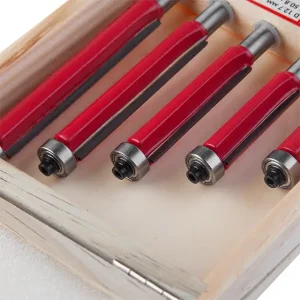 Набір фрез крайкових прямих, 5 шт. INTERTOOL (HT-0076) UA