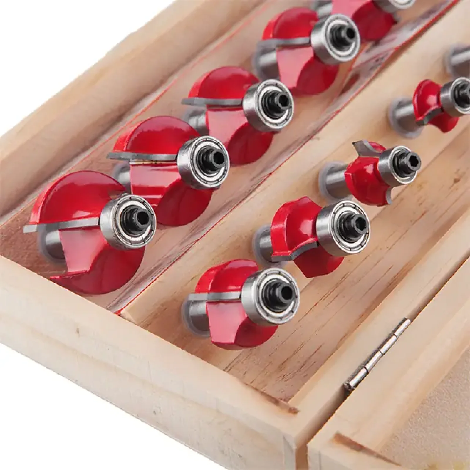 Набір фрез кальовочних, 12 шт. INTERTOOL (HT-0077) UA