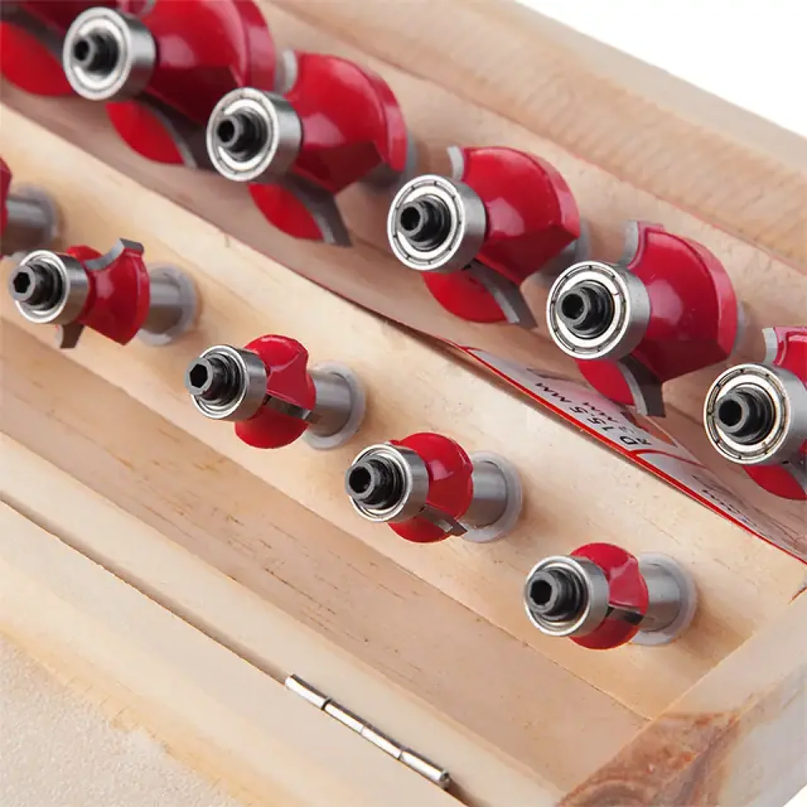 Набір фрез кальовочних, 12 шт. INTERTOOL (HT-0077) UA