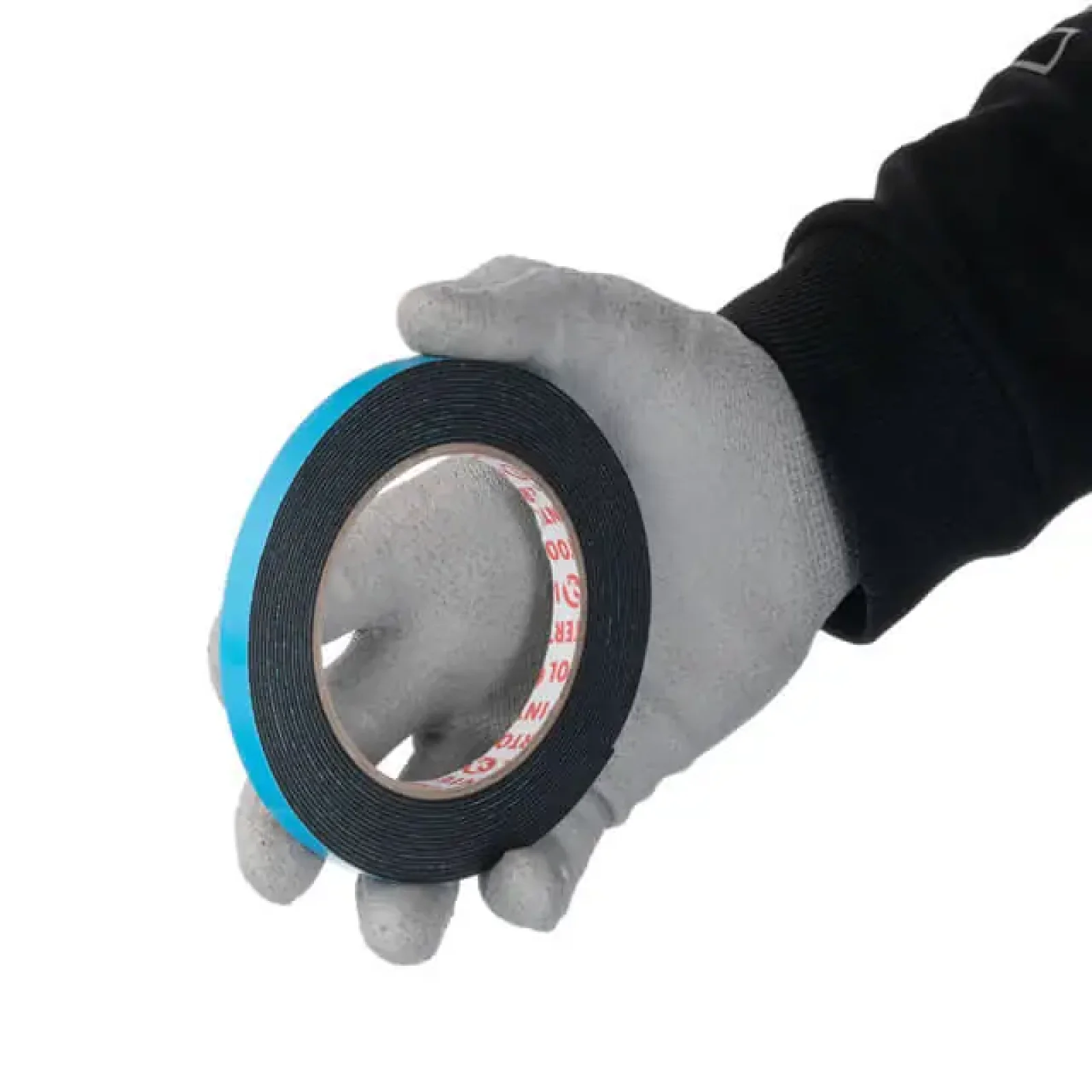 Стрічка клейка двостороння, автомобільна, 5 м, 9×1 мм, чорна, спінений поліетилен INTERTOOL (KT-0810) UA