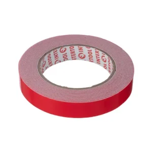 Стрічка клейка двостороння, універсальна, 5 м, 19×1 мм, біла, спінений поліетилен INTERTOOL (KT-0814) UA