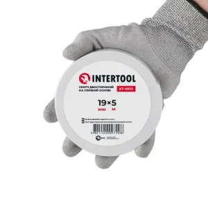 Скотч двосторонній, 5 м, 19 мм, на спіненої основі INTERTOOL (KT-0972) UA
