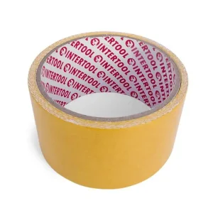 Скотч двосторонній, 5 м, 50 мм, на тканинній основі INTERTOOL (KT-0961) UA