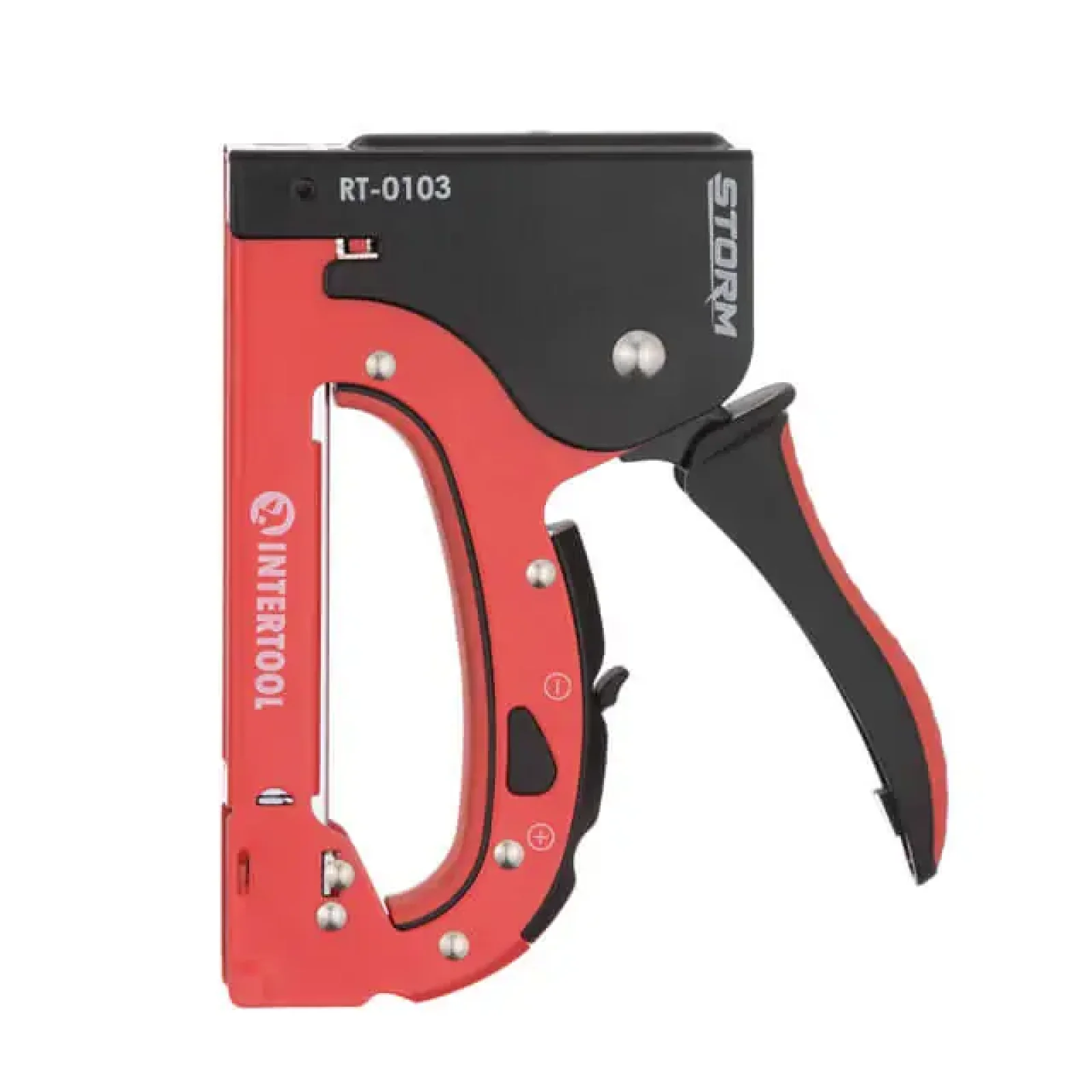 Степлер будівельний, під скобу 11,3×0,7×4-14 мм, STORM INTERTOOL (RT-0103) UA