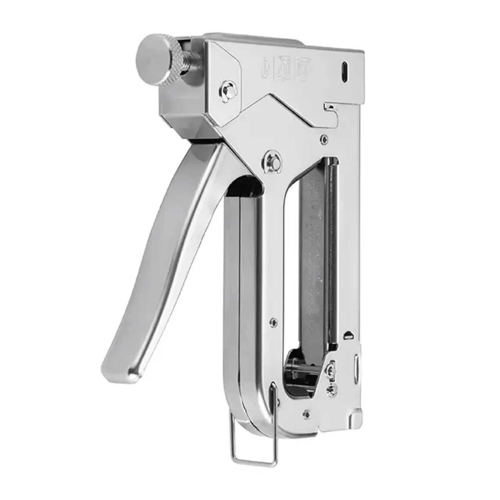 Степлер будівельний під скобу 11,3×0,7×4-14 мм, хром, STORM INTERTOOL (RT-0107) UA