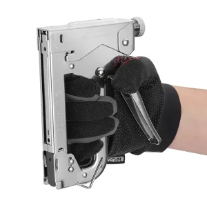 Степлер будівельний під скобу 11,3×0,7×4-14 мм, хром, STORM INTERTOOL (RT-0107) UA