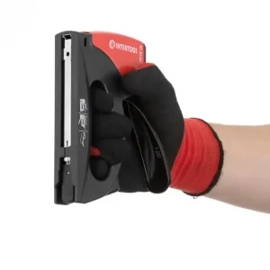 Степлер будівельний під скобу 11,3×0,7×6-14 мм, пластиковий корпус INTERTOOL (RT-0120) UA