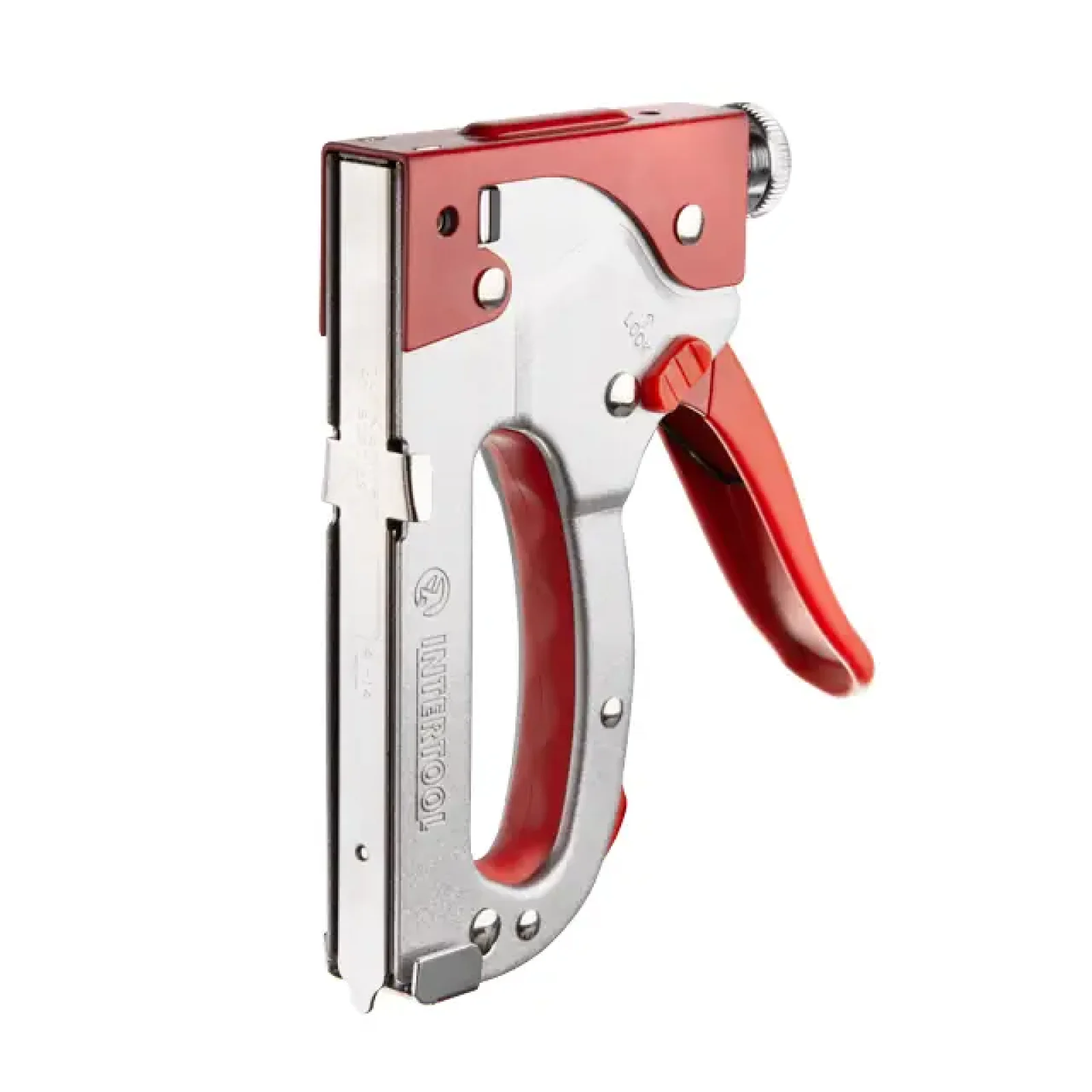 Степлер будівельний під скобу 11,3×0,7×4-14 мм, прогумоване руків’я, STORM INTERTOOL (RT-0201) UA