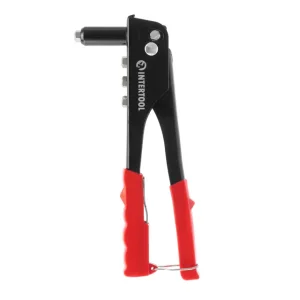 Пістолет заклепувальний, 240 мм, діаметр застосовуваної заклепки: 2,4, 3,2, 4,0, 4,8 мм INTERTOOL (RT-0001) UA