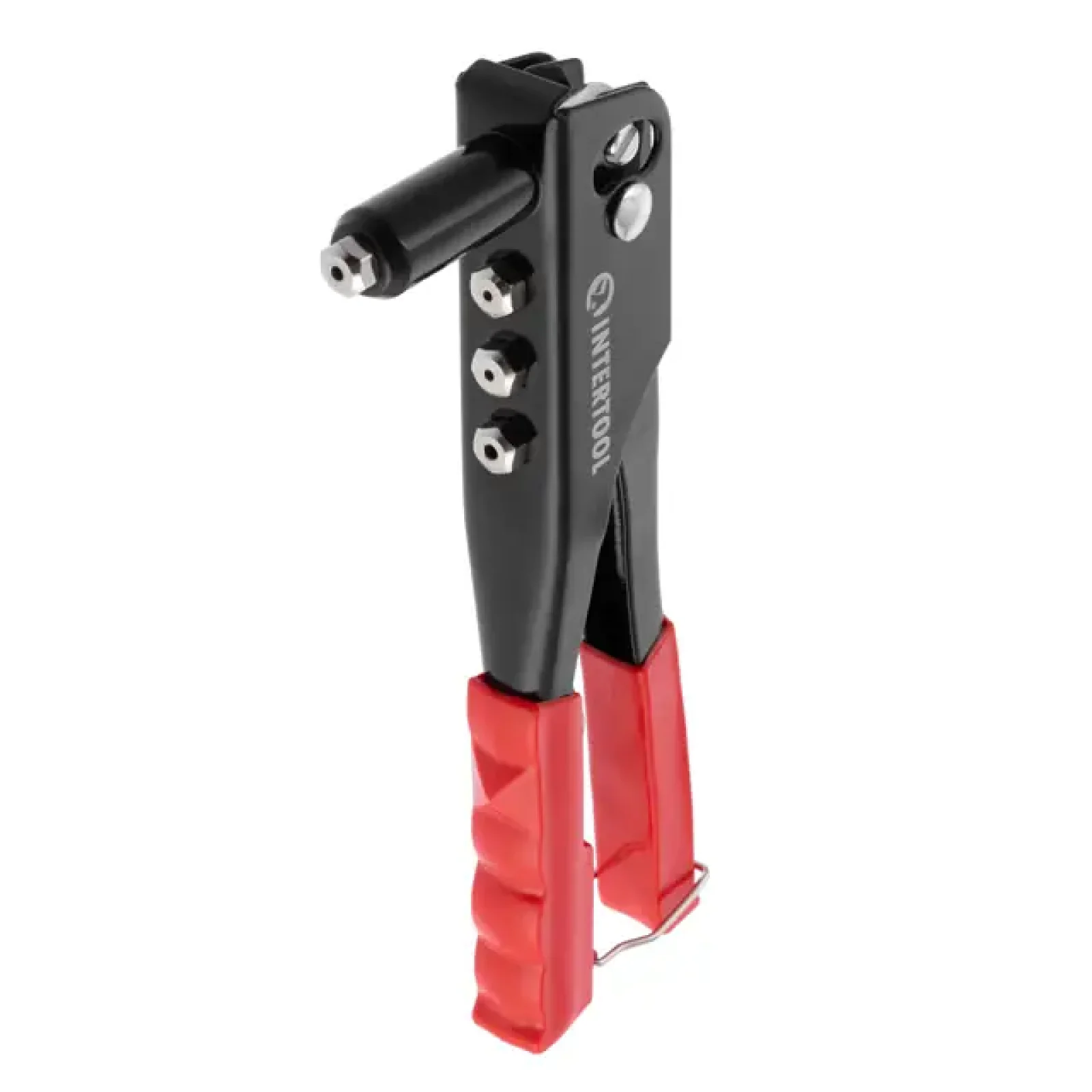 Пістолет заклепувальний, 240 мм, діаметр застосовуваної заклепки: 2,4, 3,2, 4,0, 4,8 мм INTERTOOL (RT-0001) UA