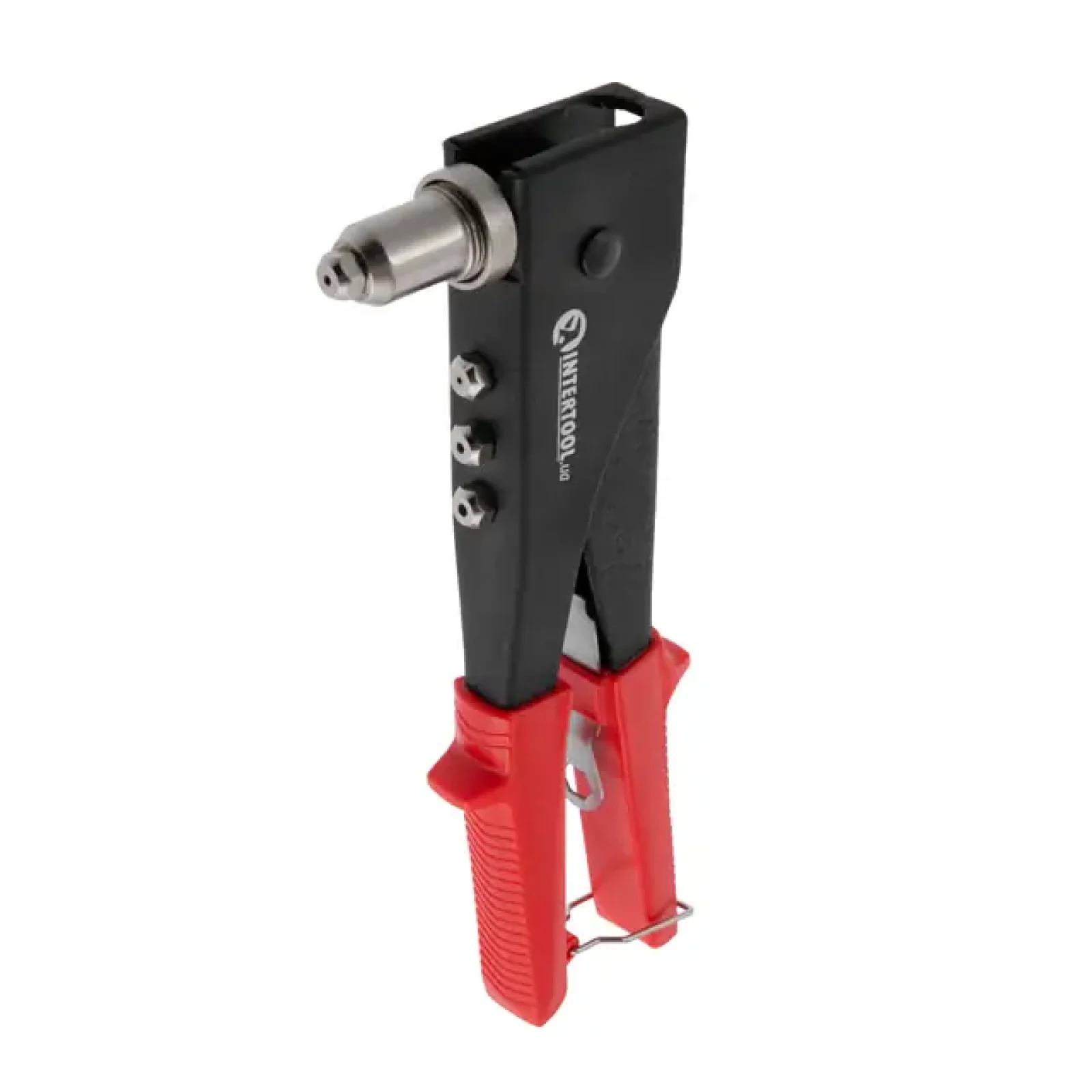 Пістолет заклепувальний, 260 мм, діаметр застосовуваної заклепки 2,4, 3,2, 4,0, 4,8 мм, з поворотом на 90° INTERTOOL (RT-0002) UA