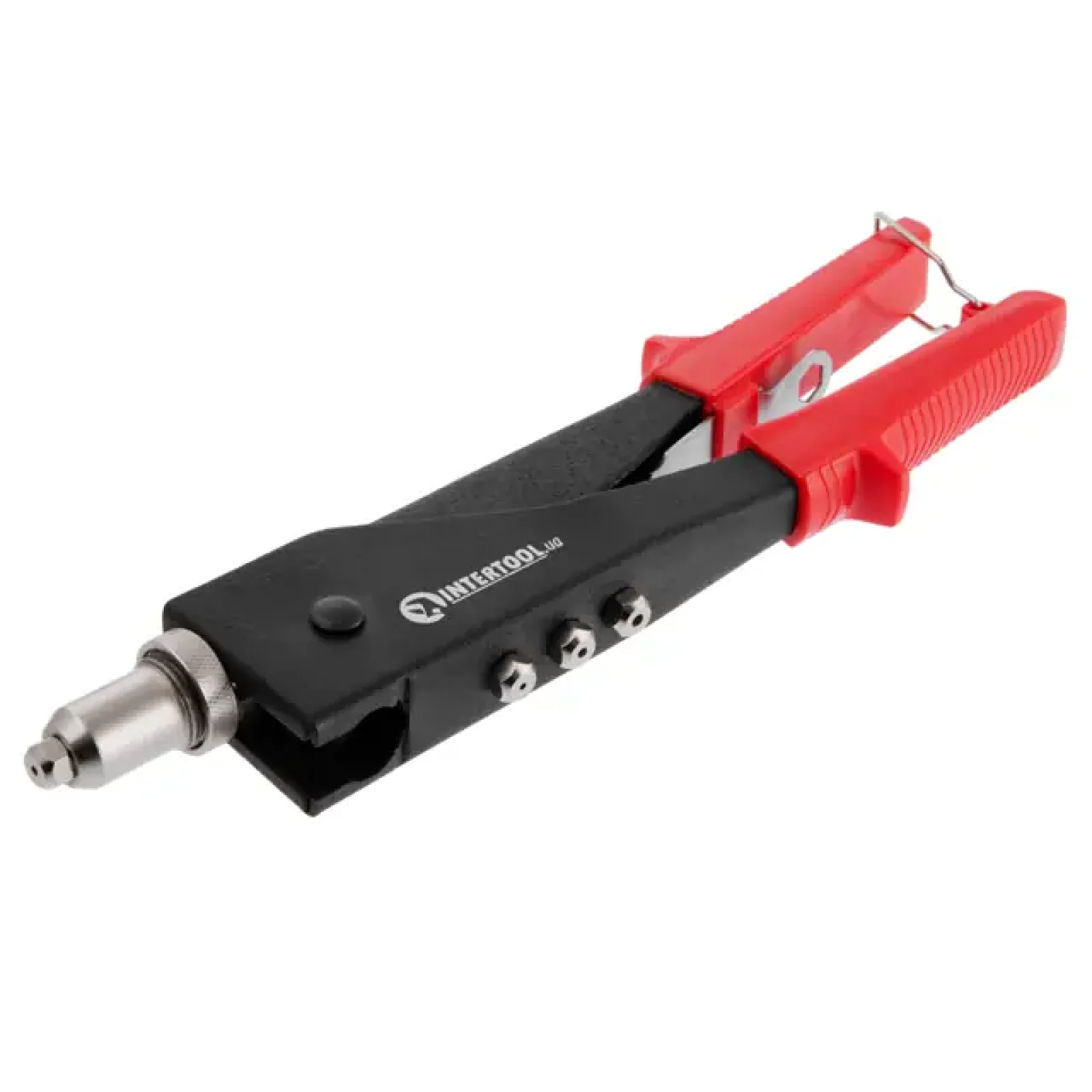 Пістолет заклепувальний, 260 мм, діаметр застосовуваної заклепки 2,4, 3,2, 4,0, 4,8 мм, з поворотом на 90° INTERTOOL (RT-0002) UA