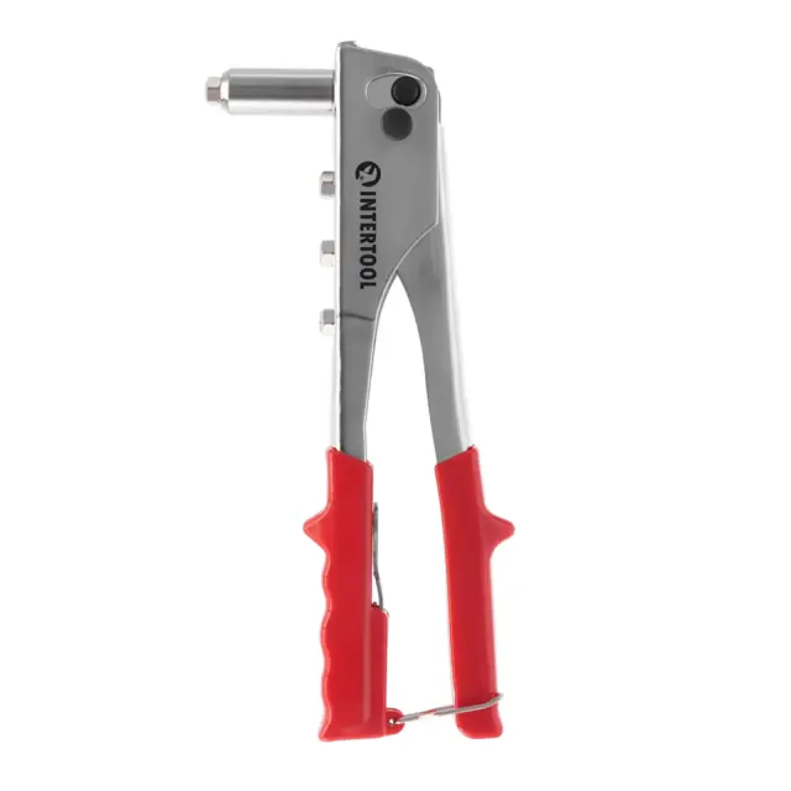 Пістолет заклепувальній посилений, 250 мм, діаметр застосовуваної заклепки: 2,4, 3,2, 4,0, 4,8 мм INTERTOOL (RT-0004) UA