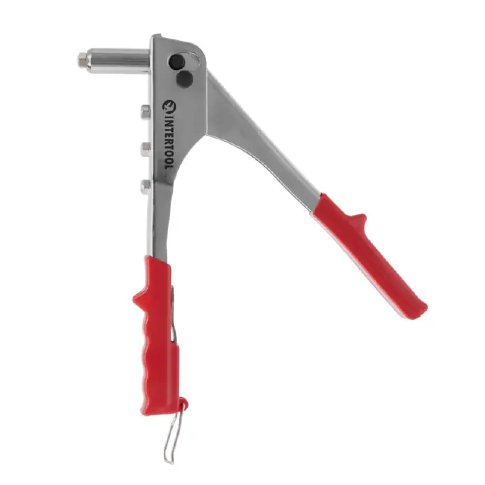 Пістолет заклепувальній посилений, 250 мм, діаметр застосовуваної заклепки: 2,4, 3,2, 4,0, 4,8 мм INTERTOOL (RT-0004) UA