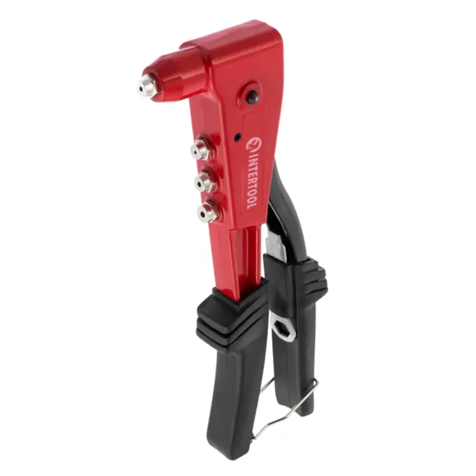 Пістолет заклепувальний, литий корпус, 250 мм, діаметр застосовуваної заклепки: 2,4, 3,2, 4,0, 4,8 мм INTERTOOL (RT-0006) UA