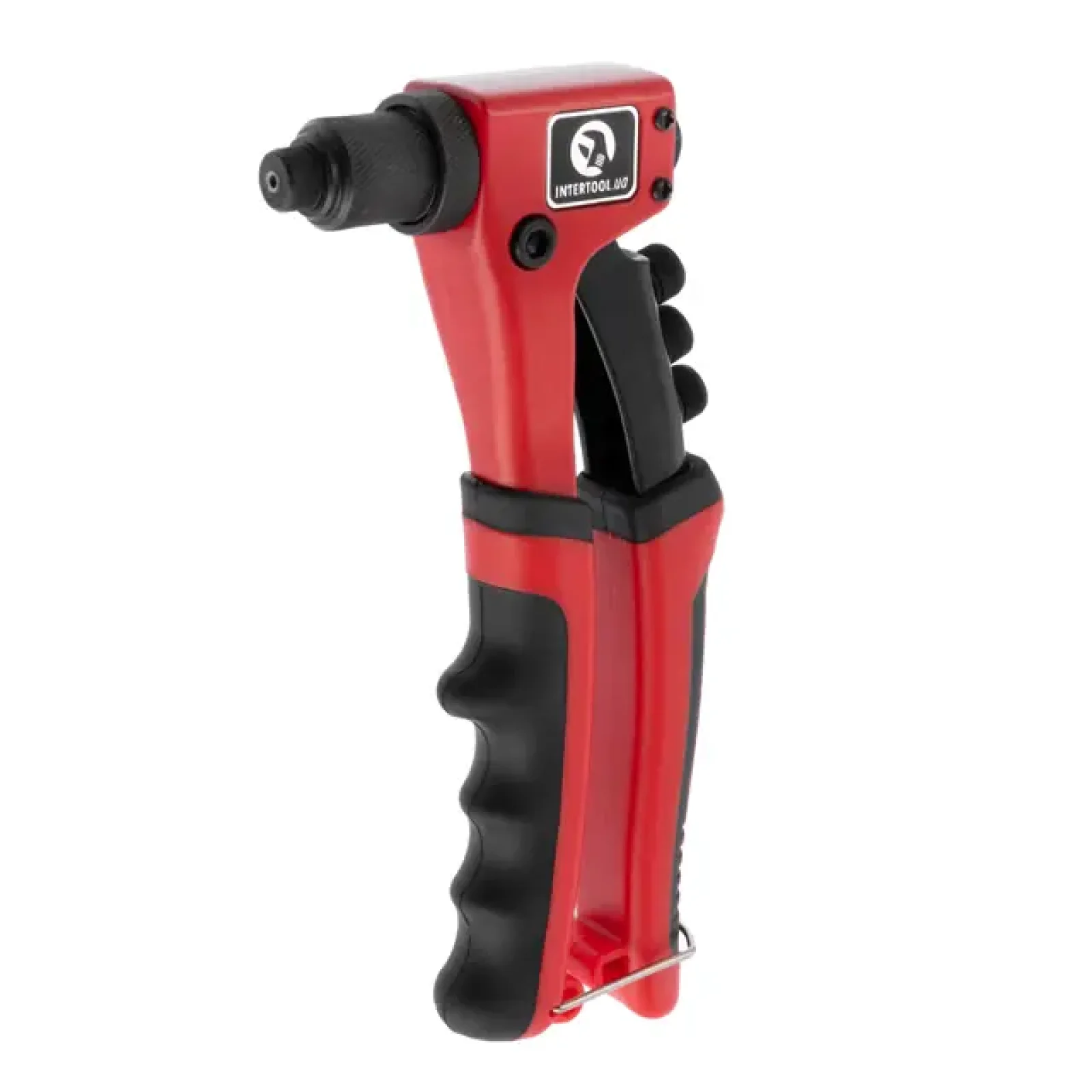 Пістолет заклепувальний ручний, 215 мм, діаметр застосовуваної заклепки: 2,4, 3,2, 4,0, 4,8 мм INTERTOOL (RT-0014) UA