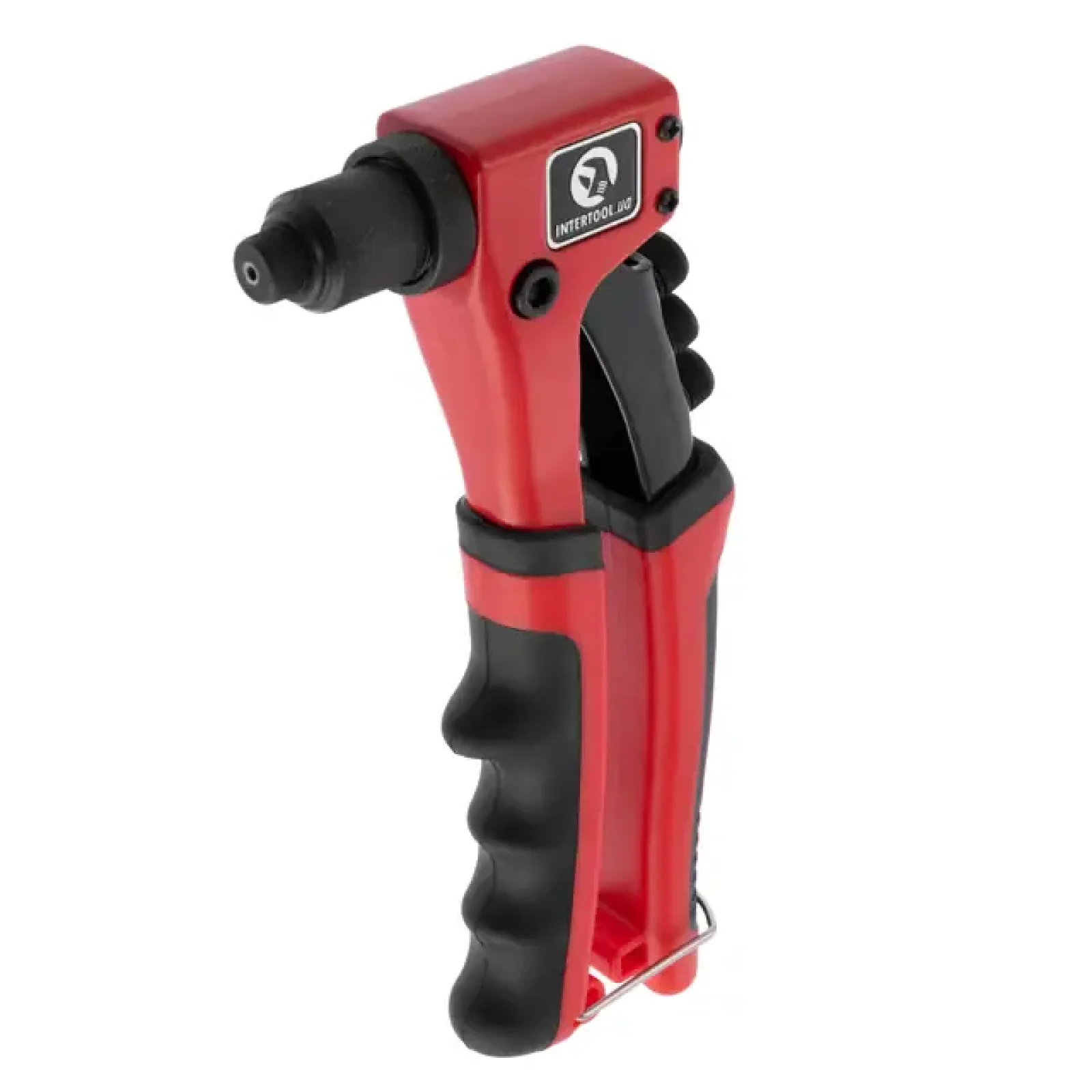 Пістолет заклепувальний ручний, 215 мм, діаметр застосовуваної заклепки: 2,4, 3,2, 4,0, 4,8 мм INTERTOOL (RT-0014) UA